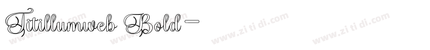 Titillumweb Bold字体转换